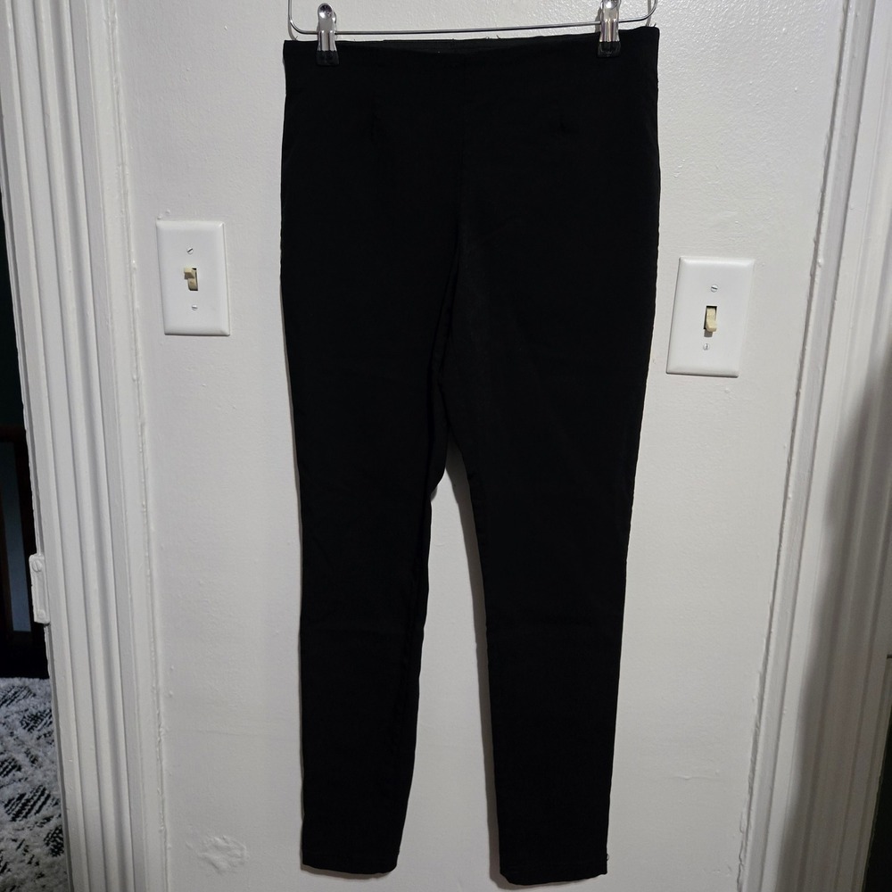 Calvin Klein Womens Black Pull On Skinny Pants Stretch Trousers Size 6 S24P1839